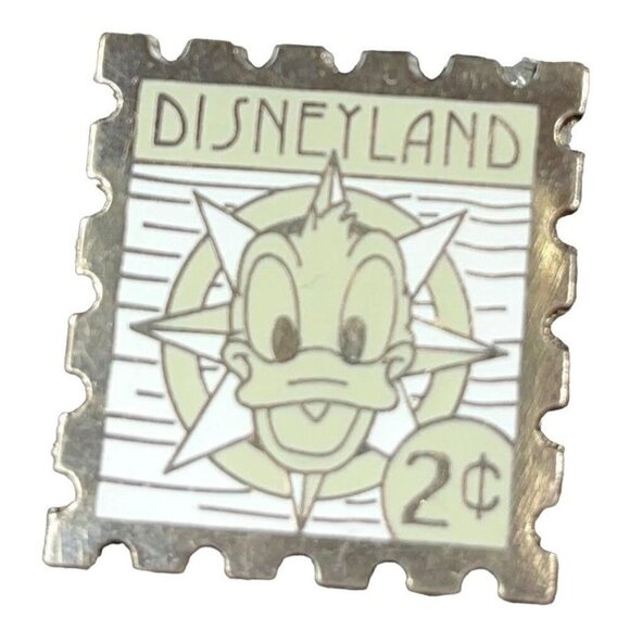 Disneyland Donald Duck Trading Pin 2 Cent Stamp Lapel Pin Badge Brooch Jewelry - Picture 1 of 6